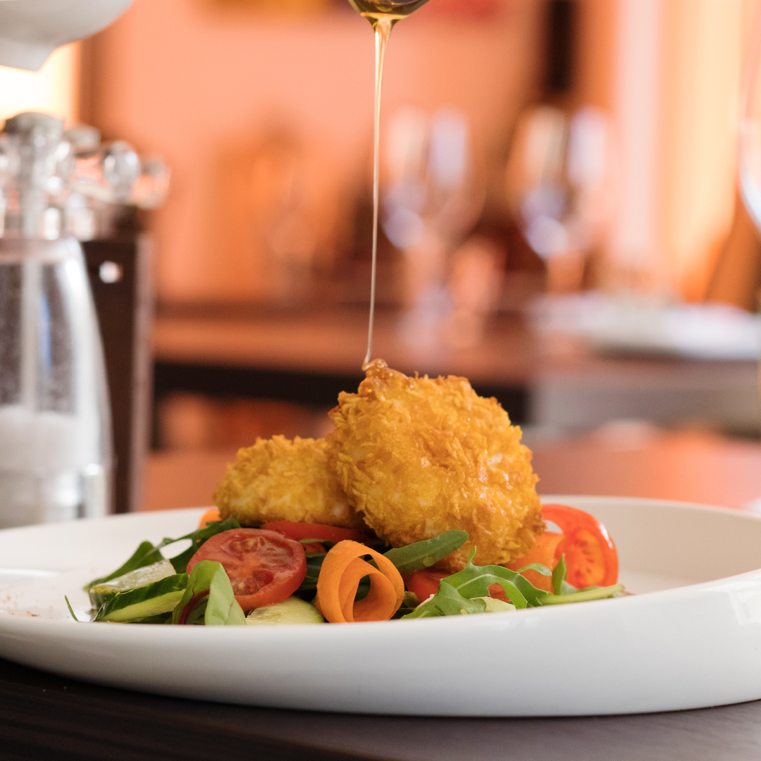 Starter Baked Gozitan Goat Cheese Lovage Bistro